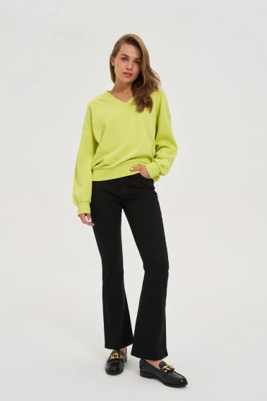 Jeansy dzwony czarne