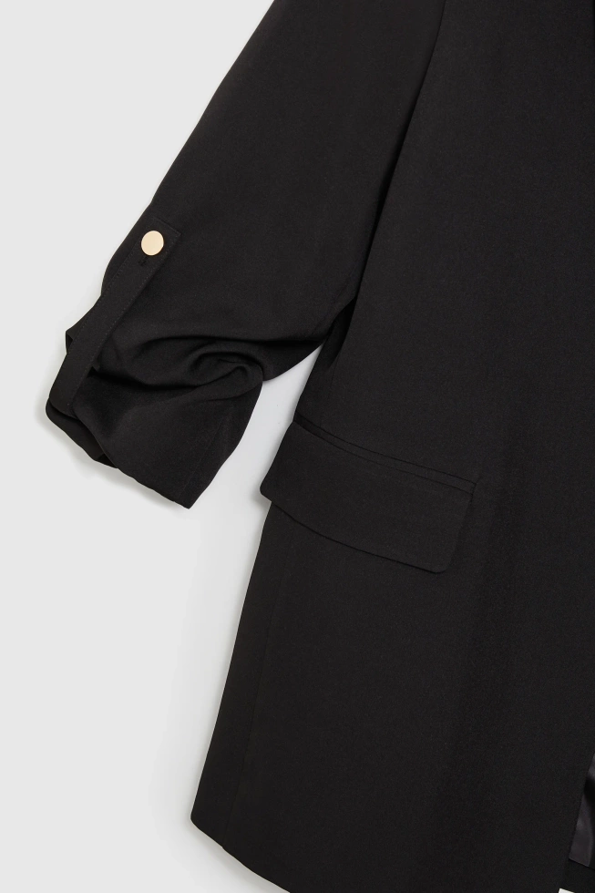 Marynarka z rękawami 3/4 czarna