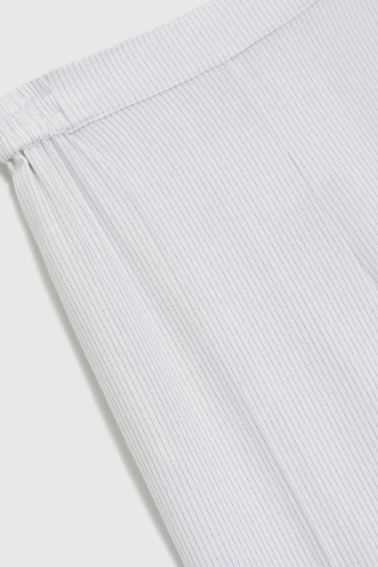 Wiskozowo-lniane spodnie białe 