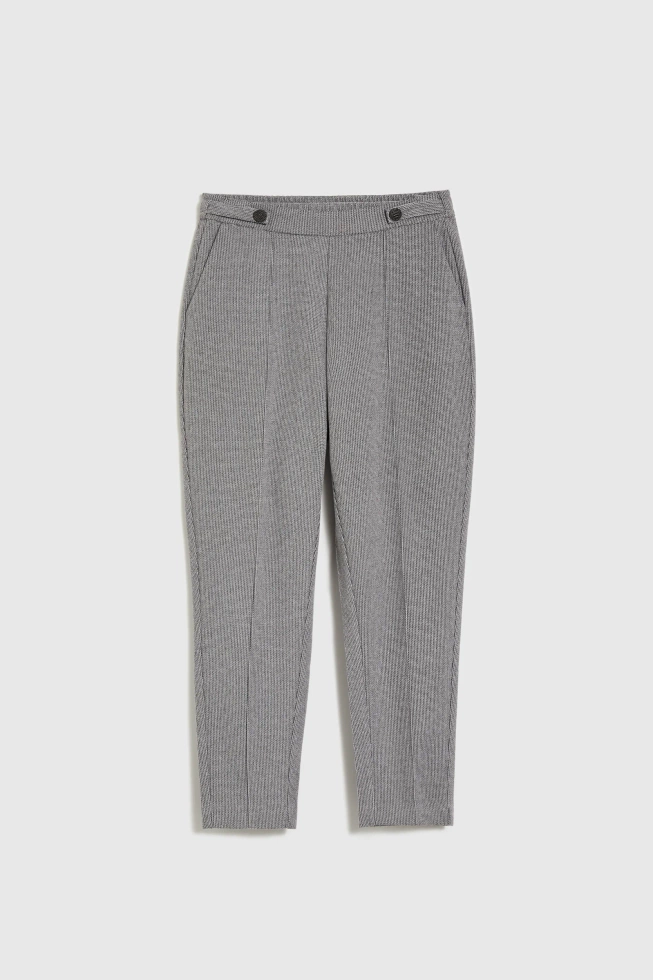 Spodnie cygaretki szare