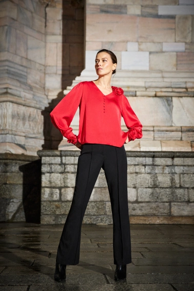 Spodnie dzwony czarne