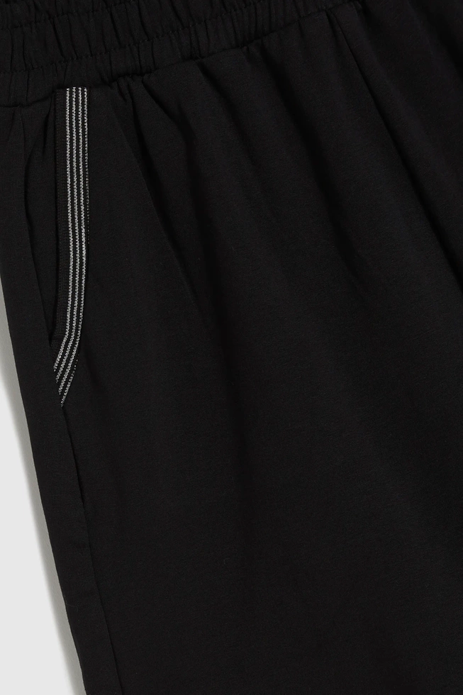 Bawełniane szorty czarne