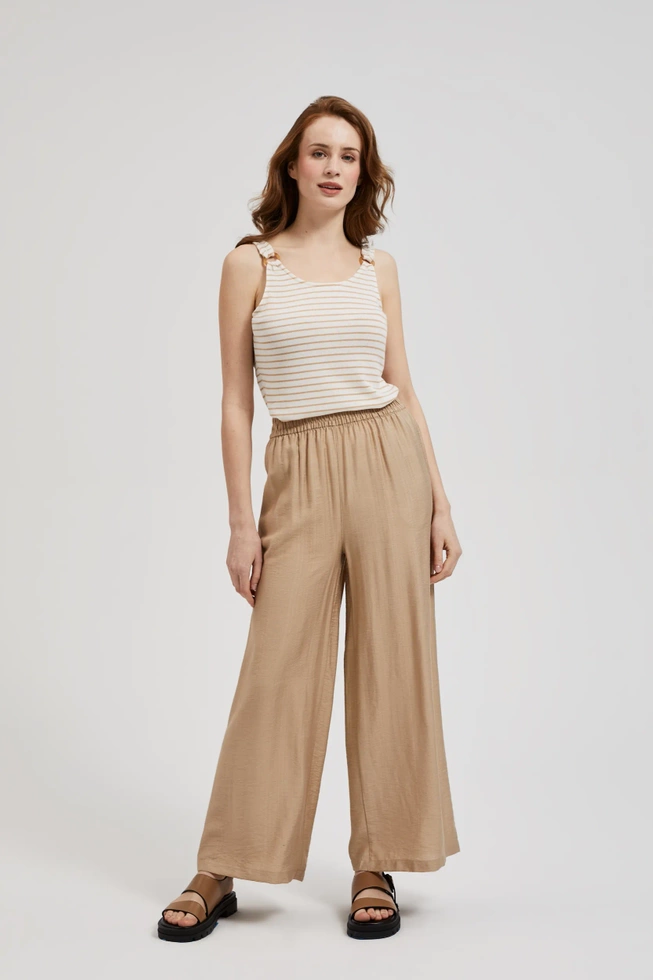 Bluza top w paski biała