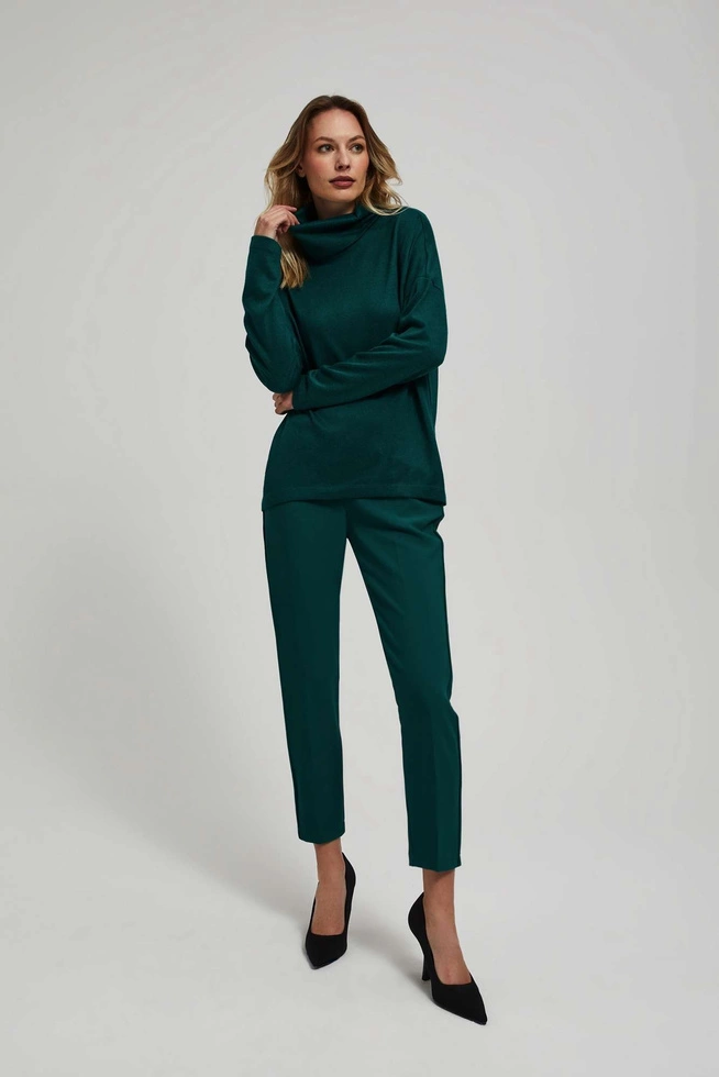 Bluzka z luźnym golfem