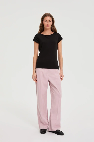 Bawełniany t-shirt czarny