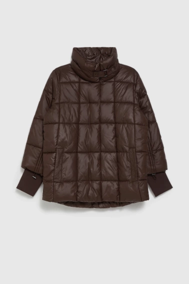 Pikowana kurtka brązowa 