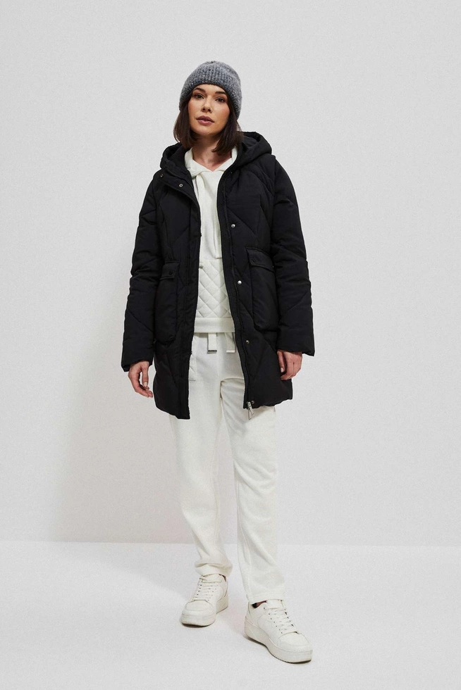 Kurtka z odpinanymi rękawami czarna