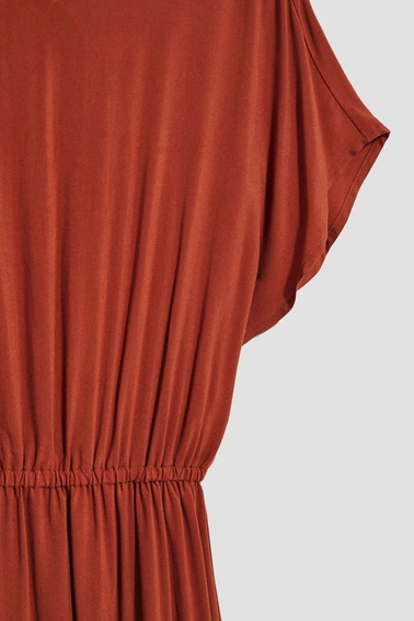 Gładka sukienka maxi 