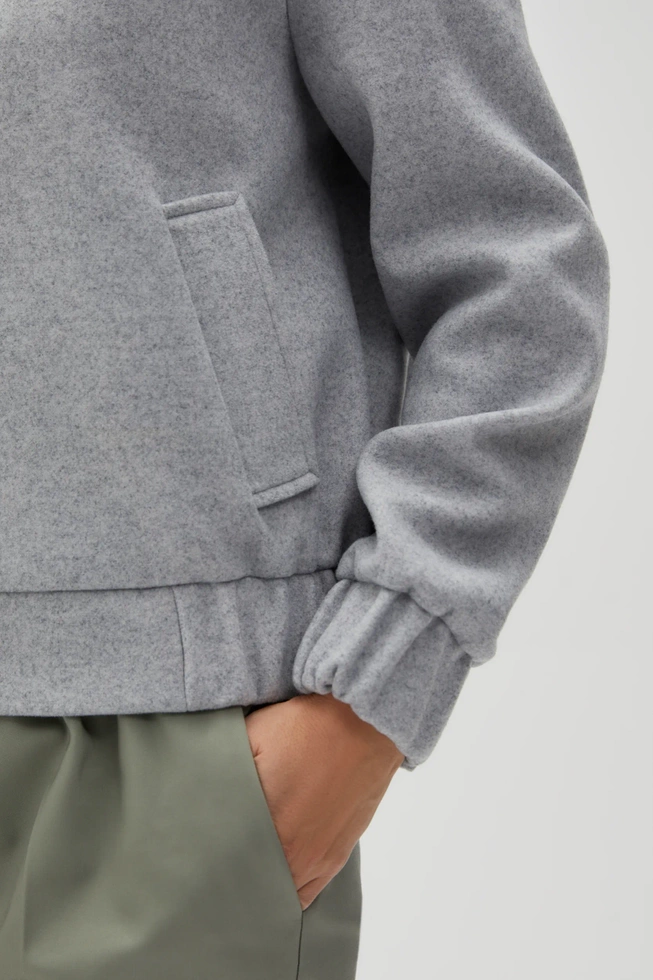 Kurtka bomberka szara