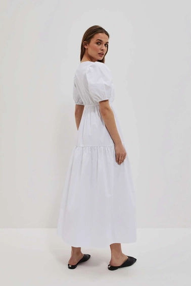 Sukienka z bufiastymi rękawami