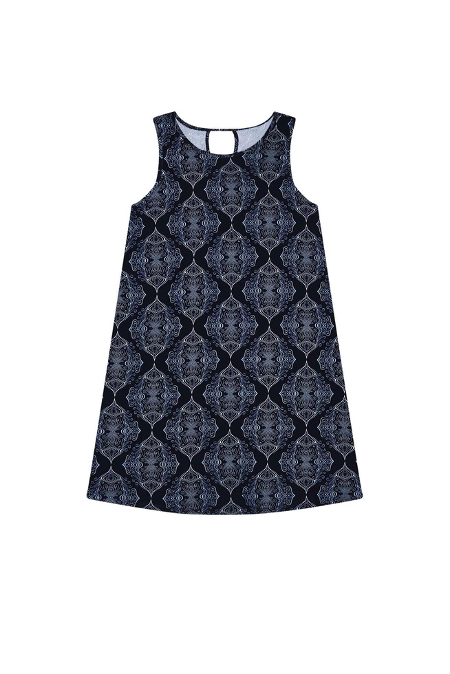 Letnia sukienka na ramiączkach granatowa