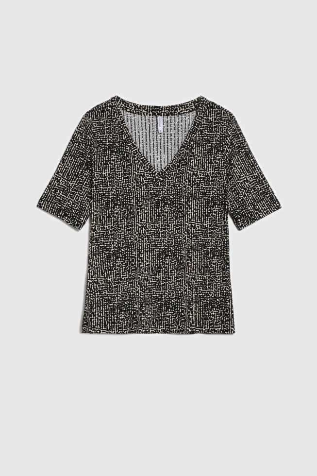 Bluzka z dekoltem w serek