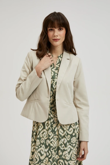 Krótka marynarka beżowa