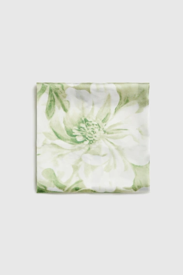 Wzorzysta apaszka zielona 