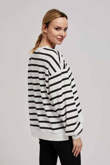 Bluza w paski z bufaistymi rękawami