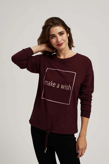 Prosta bluza z nadrukiem