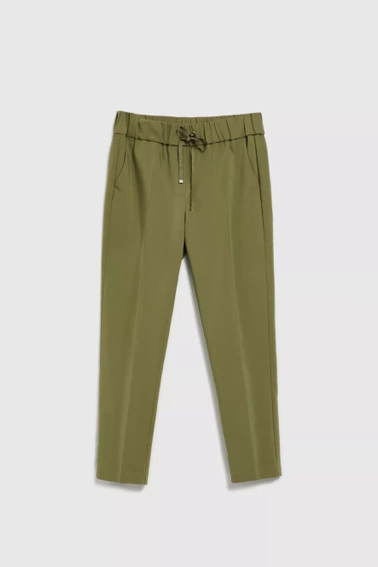 Spodnie z wiązaniem w talii 