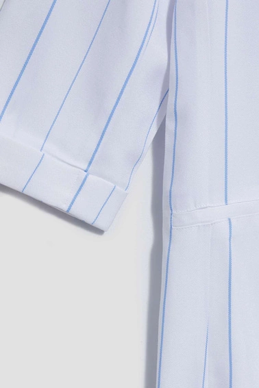 Marynarka w paski biała