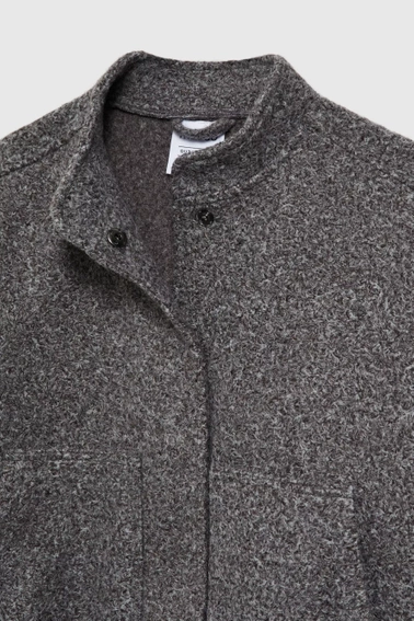 Kurtka wiosenna zapinana na zamek szara