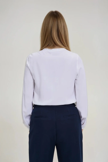 Koszula z wiskozy biała