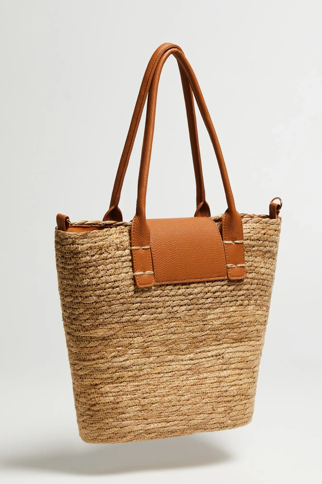 Torba koszyk beżowa