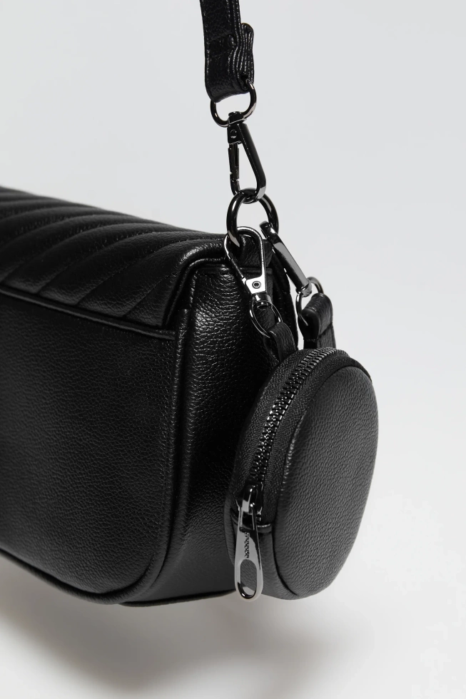 Torebka z podwójnym uchwytem czarna