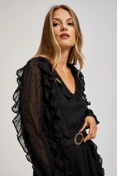 Sukienka z falbanami