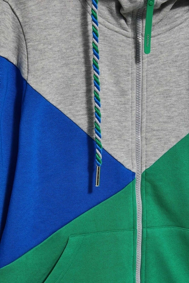 Bluza z kapturem zielona