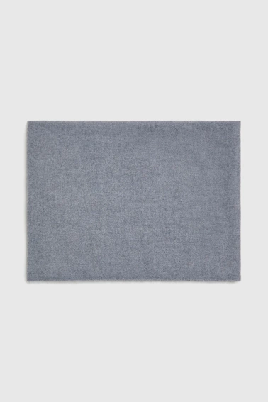 Szal z frędzlami szary