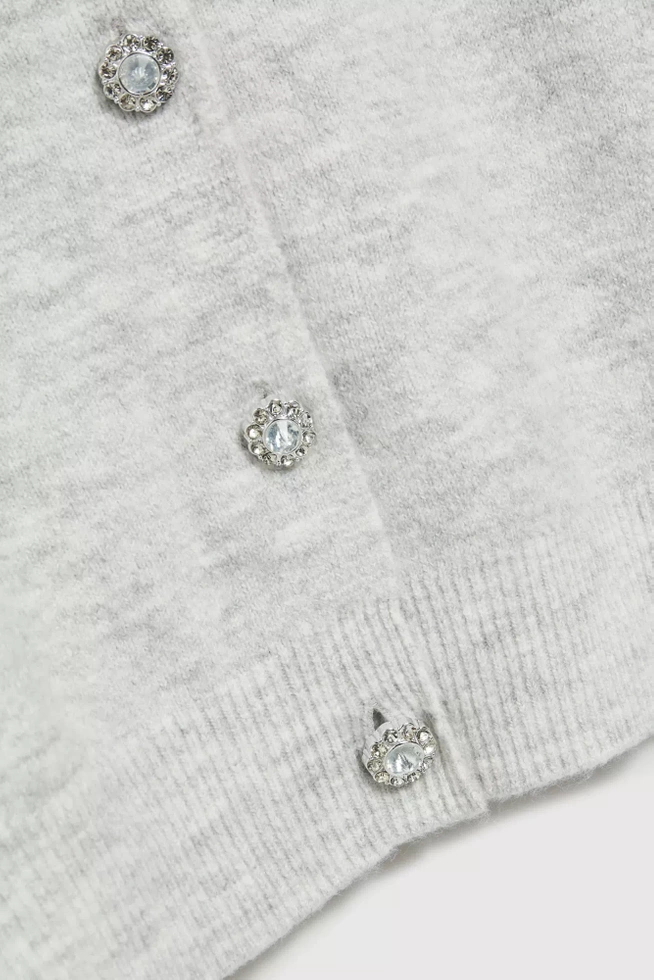 Kardigan z ozdobnymi guzikami