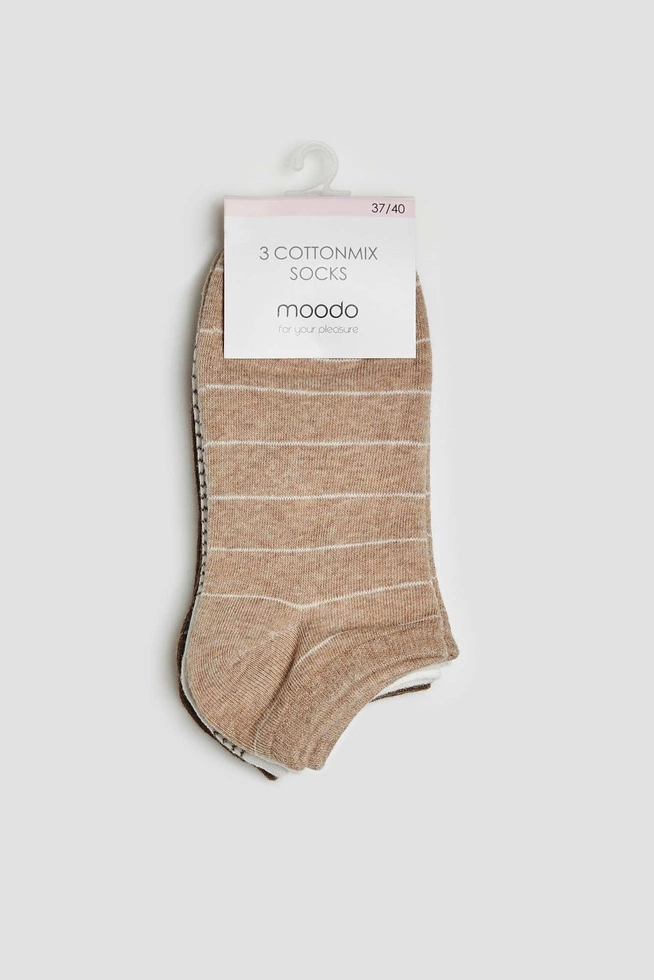 3 pack skarpetek w paski i kropki