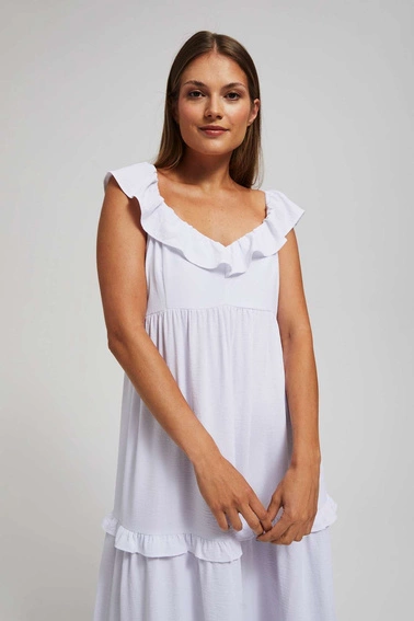 Sukienka maxi biała