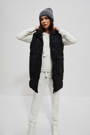 Kurtka z odpinanymi rękawami czarna