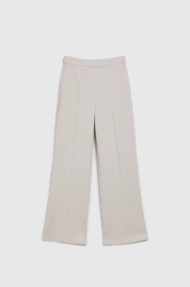 Garniturowe spodnie szare