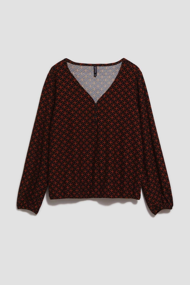 Bluzka z geometrycznym wzorem