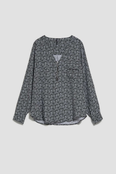 Wiskozowa koszula z printem