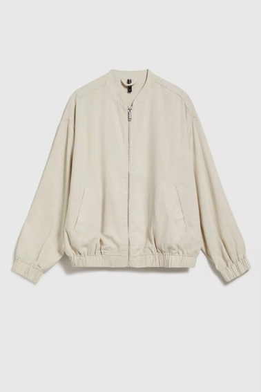 Kurtka bomberka beżowa 