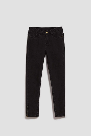 Jeansy skinny czarne