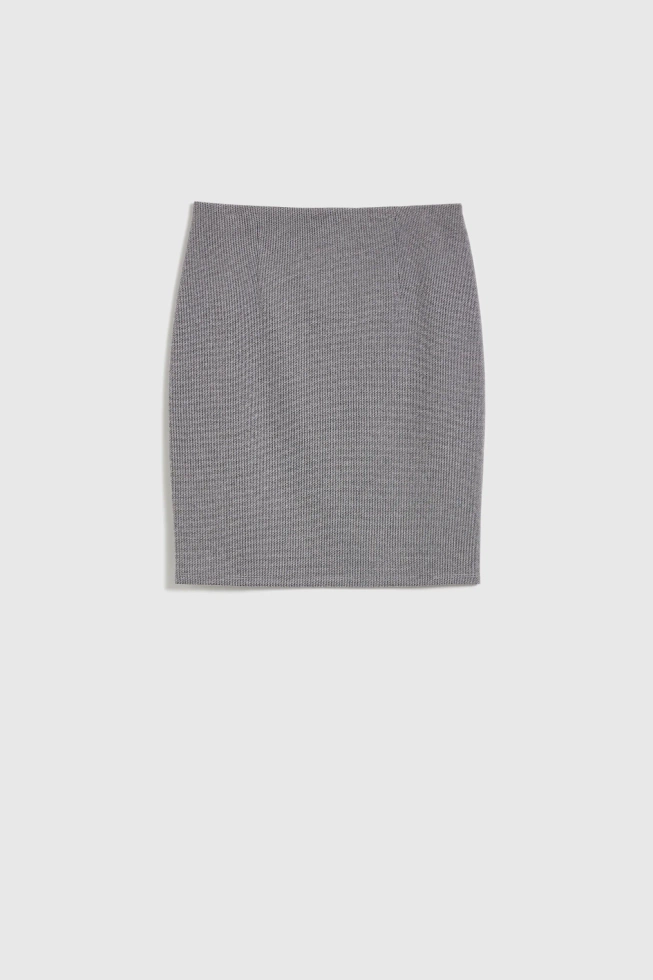 Ołówkowa spódnica szara