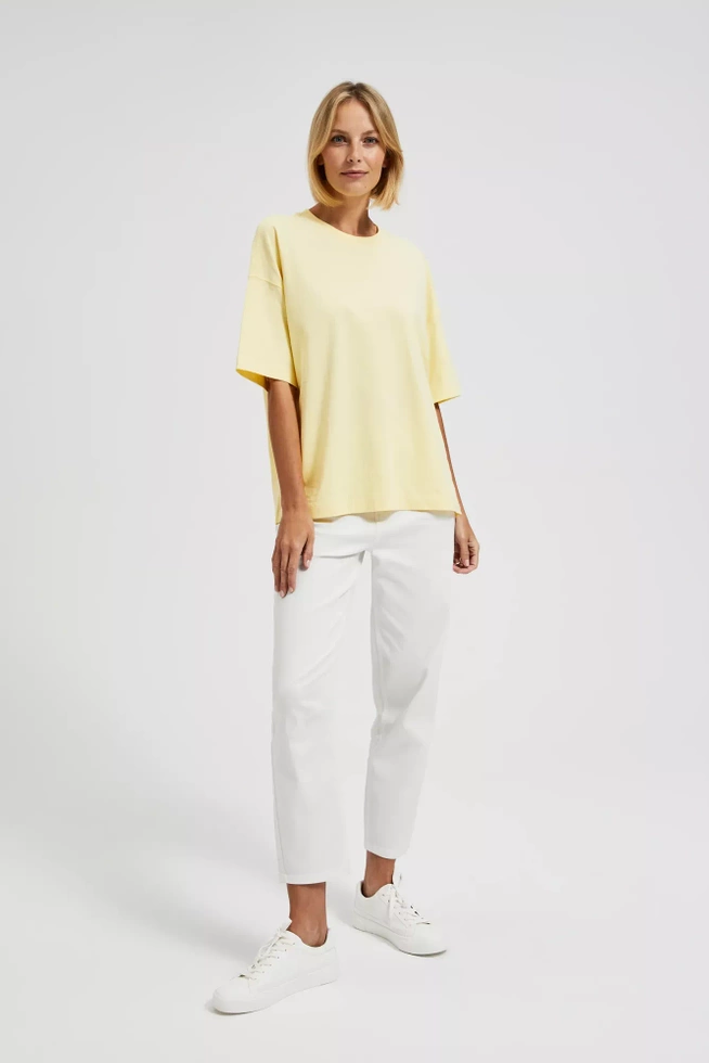 Bluzka oversize żółta