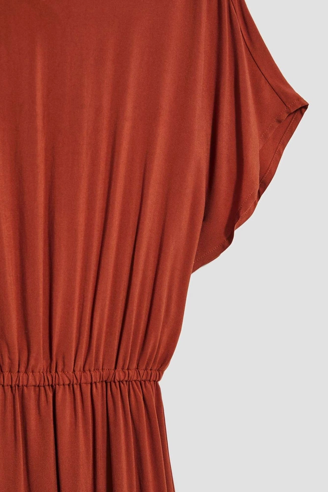 Gładka sukienka maxi