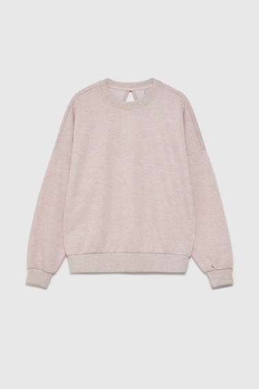 Bluza z odkrytymi plecami różowa