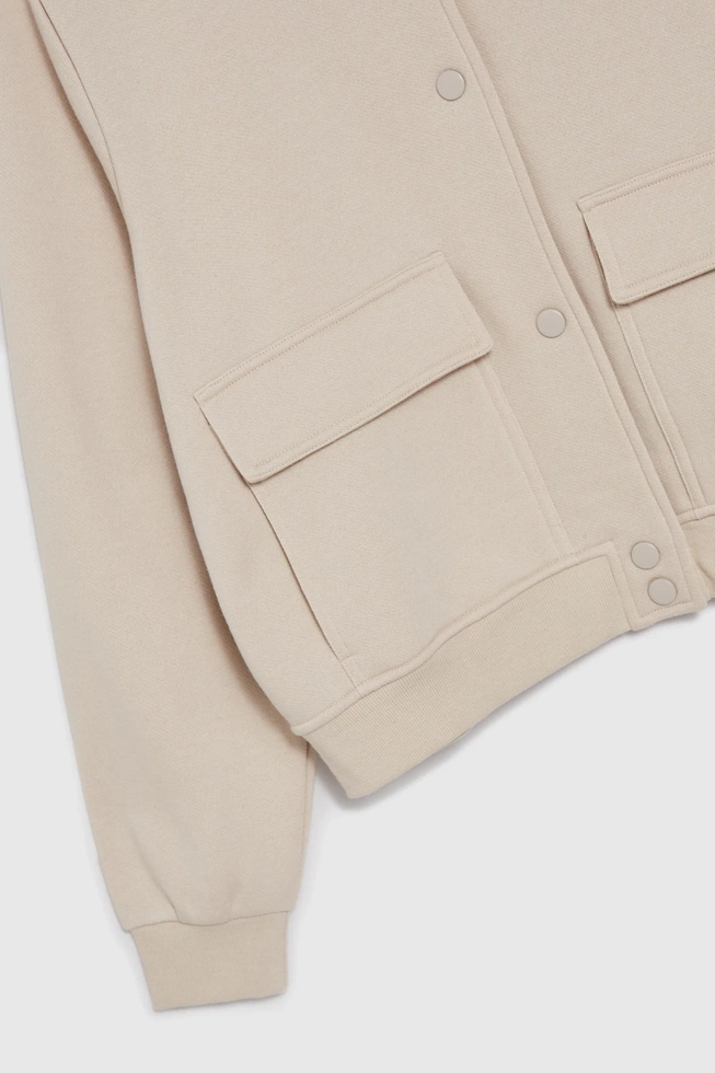 Bluza bomberka beżowa