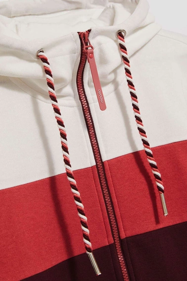 Bluza z kapturem kasztanowa