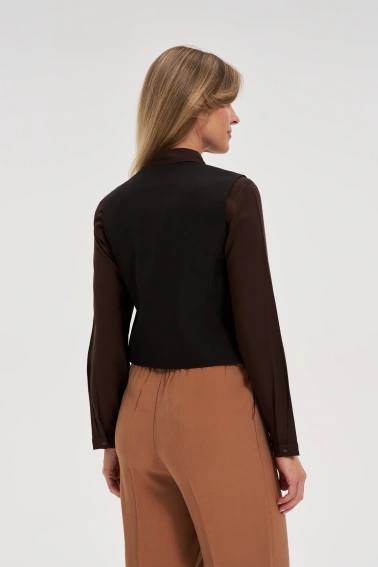 Elegancka kamizelka czarna