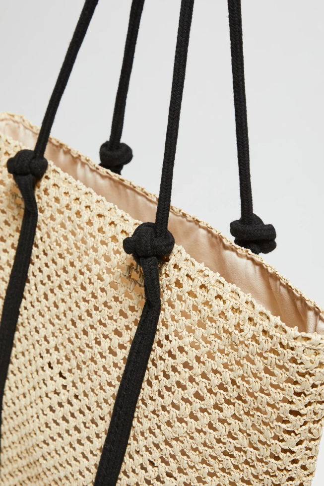 Plażowa torba beżowa