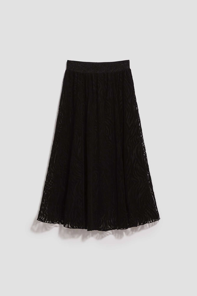 Rozkloszowana spódnica midi