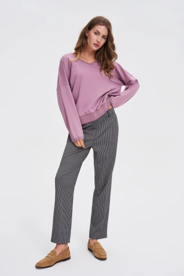 Bluza z bawełny różowa