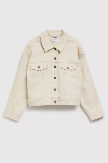 Jeansowa kurtka beżowa 