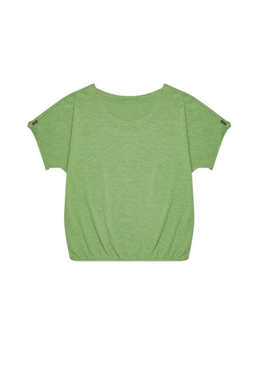 Bawełniana bluzka malahitowa